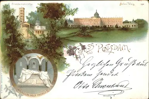 Potsdam Neues-Palais Mausoleum-Kaiser-Friedrich Friedenskirche / Potsdam /Potsdam Stadtkreis