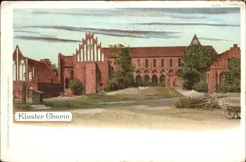 Chorin Kloster Kuenstlerkarte Kat. Chorin