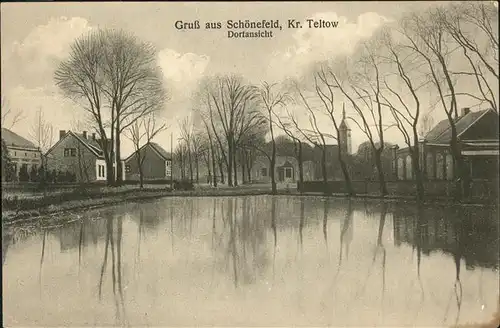 Schoenefeld Jueterbog am Teich Kat. Niedergoersdorf