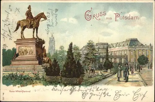 Potsdam Kaiser Wilhelm Denkmal / Potsdam /Potsdam Stadtkreis