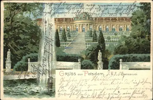 Potsdam Schloss Sanssouci / Potsdam /Potsdam Stadtkreis