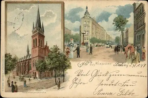 Rixdorf Berlin Rosenkranzkirche  / Berlin /Berlin Stadtkreis