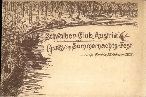 Berlin Schwalbenclub Austria Kat. Berlin