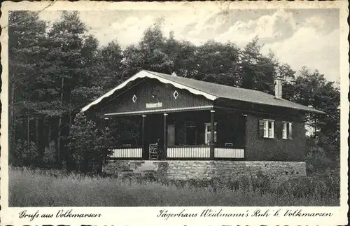 Volkmarsen Jaegerhaus Weidmann`s Ruh Kat. Volkmarsen