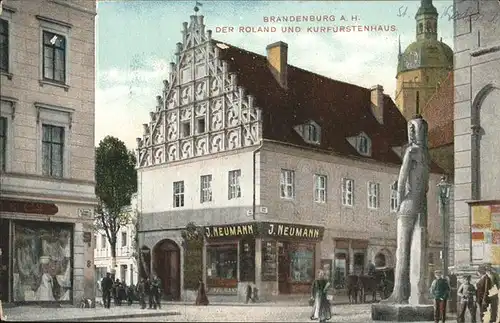 Brandenburg Roland u.Kurfuerstenhaus Kat. Brandenburg