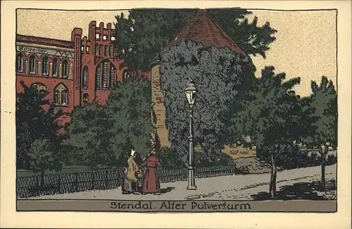 Stendal Alter Pulverturm Kat. Stendal