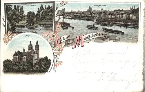 Magdeburg Dom u.Inselteich Kat. Magdeburg