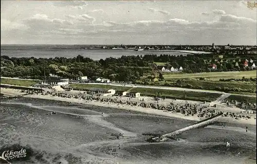 wz37370 Cuxhaven Nordseebad Fliegeraufnahme Strand Kategorie. Cuxhaven Alte Ansichtskarten