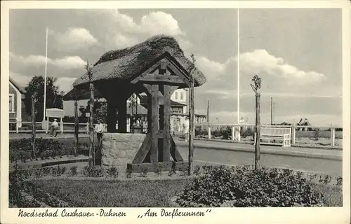 wz37375 Cuxhaven Nordseebad Dorfbrunnen Kategorie. Cuxhaven Alte Ansichtskarten