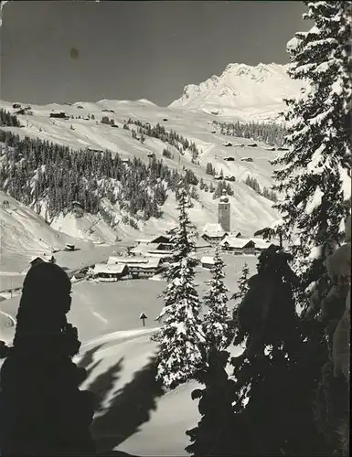 Lech Vorarlberg Panorama Winterimpressionen Kat. Lech