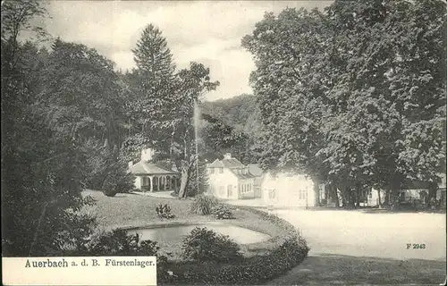 Auerbach Bergstrasse Fuerstenlager Fontaene Kat. Bensheim