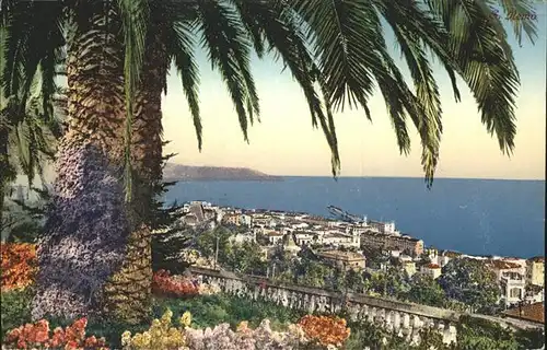 San Remo Panorama mit Meeresblick Kat. San Remo