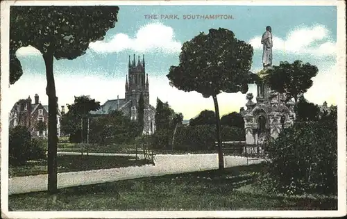 Southampton The Park Church Monument  / Southampton /Southampton
