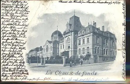 La Chaux de Fonds Vue d ensemble Kat. La Chaux de Fonds