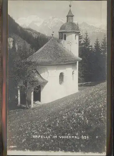 Volders Kapelle im Vodertal Tiroler Heimatschutzkarte Kat. Volders