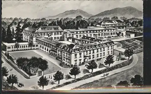 Rheinfelden AG Sanatorium Kuenstlerkarte Kat. Rheinfelden