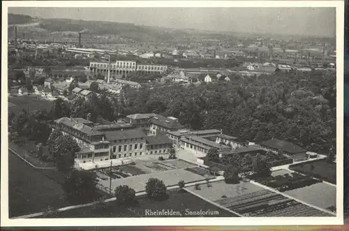 Rheinfelden AG Sanatorium Fliegeraufnahme Kat. Rheinfelden