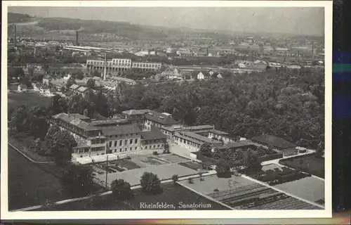 Rheinfelden AG Sanatorium Fliegeraufnahme Kat. Rheinfelden