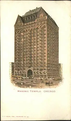 Chicago Illinois Masonic Temple Kat. Chicago
