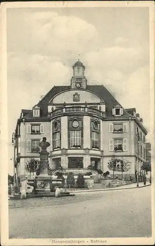 Donaueschingen Rathaus Denkmal Kat. Donaueschingen