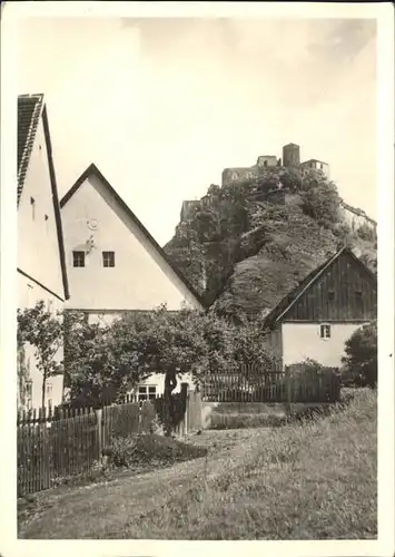 Aussig Tschechien Malerwinkel Burg Schreckenstein Kat. Usti nad Labem