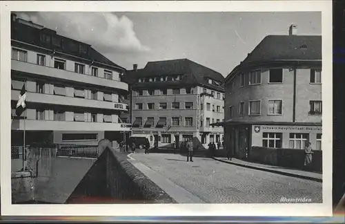 Rheinfelden AG Partie im Ort Hotel Schweizer Hauptzollamt Bruecke Kat. Rheinfelden