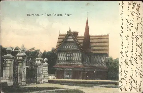 Ascot Entrance to Race Course Kat. Bracknell Forest