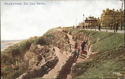 Folkestone Zig Zag Path Kat. Shepway