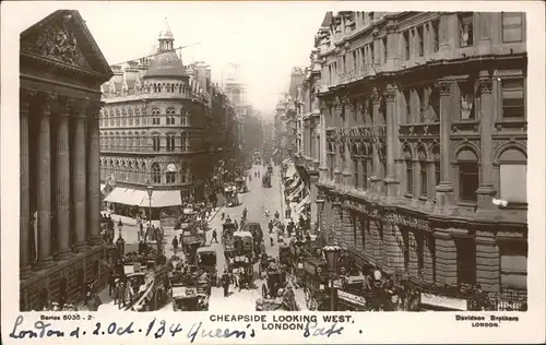 London Cheapside Looking  Kat. City of London