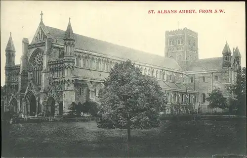 St Albans Abbey From S. W. Kat. St Albans