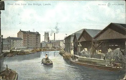 Leeds Leeds River Aire Bridge Kat. Leeds