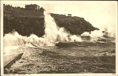 Ventnor Isle of Wight Rough Sea / Isle of Wight /Isle of Wight