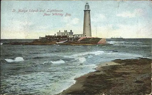Whitley Bay St. Marys Island Lighthouse Kat. North Tyneside