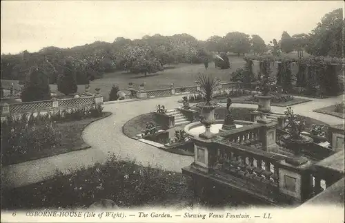 Isle of Wight UK Osborne House Shewing Venus Fountain / Isle of Wight /Isle of Wight