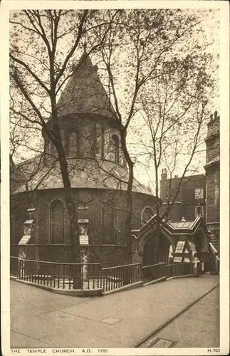 London The Temple Church Kat. City of London