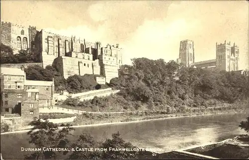 Durham UK Cathedral Castle Framwellgate Bridge / Durham /Durham CC