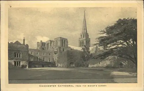 Chichester West Sussex Cathedral Bishop Garden / Chichester /West Sussex
