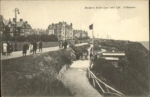 Folkestone Madeira Walks Leas Lift Kat. Shepway