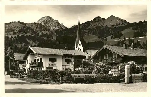 Bayrischzell mit Wendelstein Kat. Bayrischzell