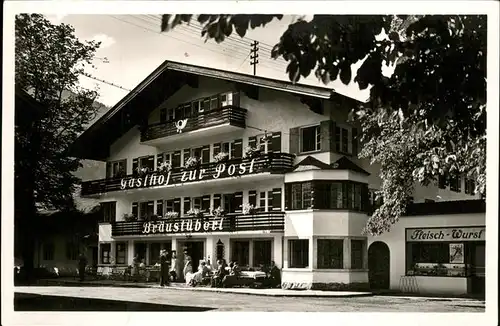 Bayrischzell Gasthof zur Post Kat. Bayrischzell