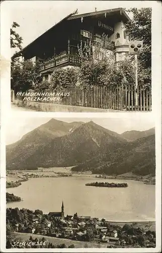 Schliersee und Fremdenheim Polzmacher Kat. Schliersee