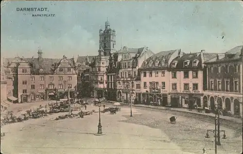 Darmstadt Marktplatz Kat. Darmstadt