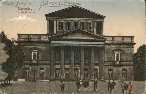 Darmstadt Landestheater Kat. Darmstadt