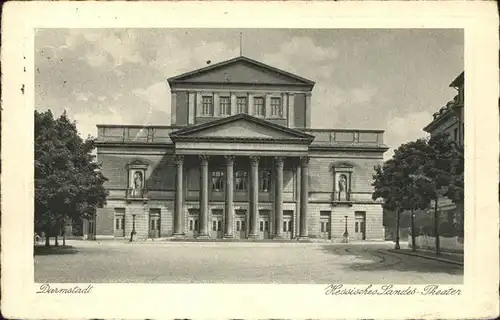 Darmstadt Hessisches Landestheater Kat. Darmstadt