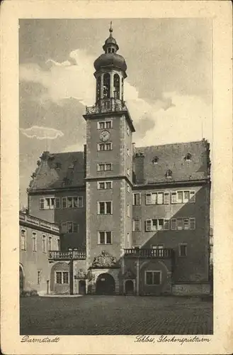 Darmstadt Schloss Glockenspielturm Kat. Darmstadt