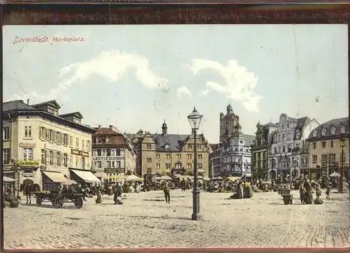 Darmstadt Marktplatz Kat. Darmstadt