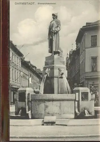 Darmstadt Bismarckdenkmal Kat. Darmstadt