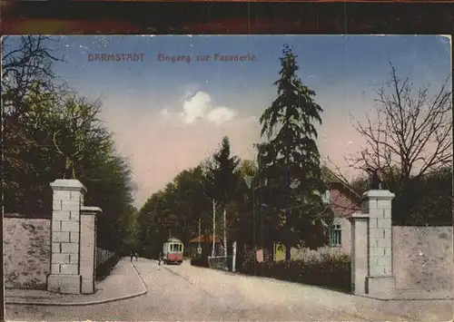 Darmstadt Fasanerie Stassenbahn Kat. Darmstadt