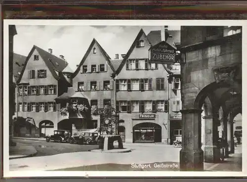 Stuttgart Geissstrasse Kat. Stuttgart