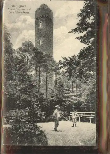 Stuttgart Aussichtsturm Hasenberg Kat. Stuttgart